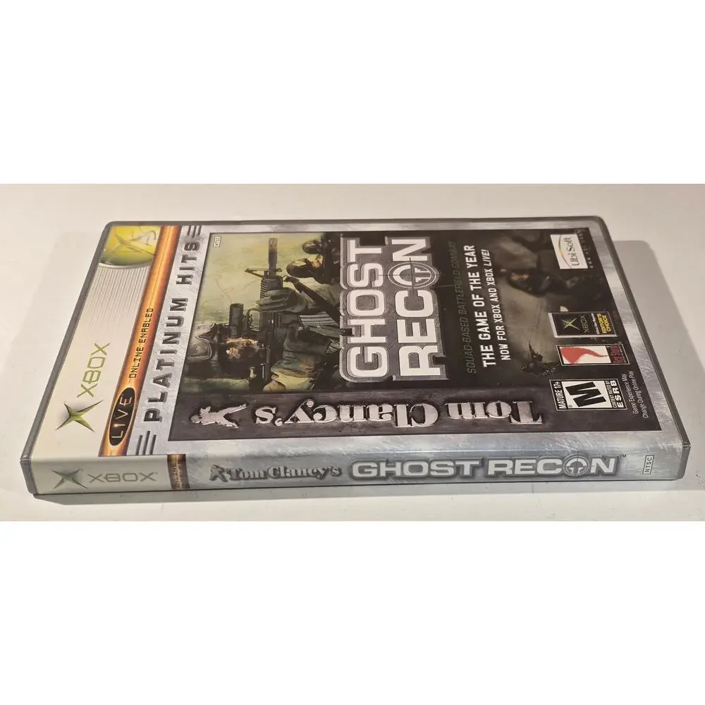Tom Clancy's Ghost Recon Platinum Hits Xbox Game Complete In Box CIB